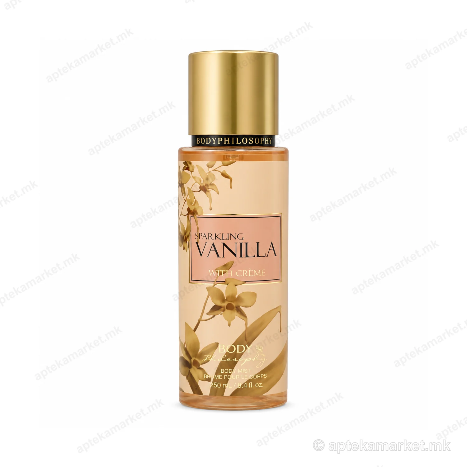 Body Philosophy Body Philosophy Sparkling Vanilla body mist 250 ml пакување