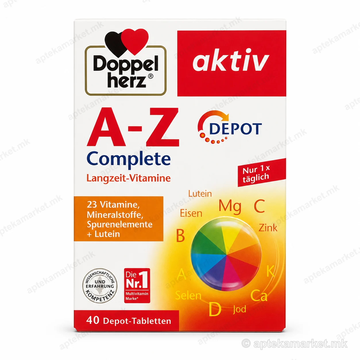 Doppelherz aktiv A-Z Complete Depot таблети 40 - Doppelherz