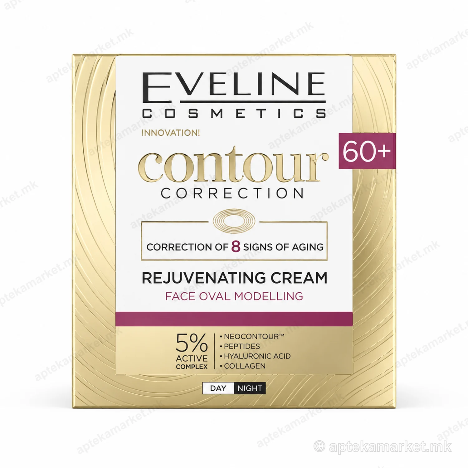 Eveline Contour Correction Rejuvenating Cream 60+ пакување