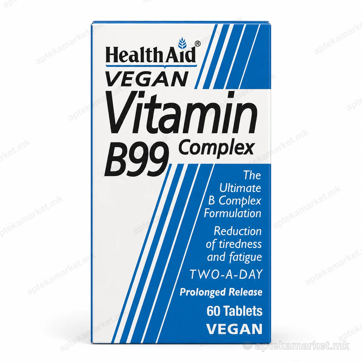 HealthAid Vegan Vitamin B99 Complex таблети 60 - HealthAid